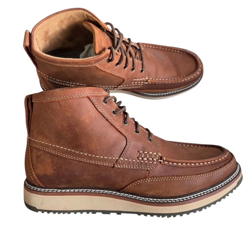 Ariat Foothill Lookout Lace Up Moc Boots 12 - Picture 3 of 11